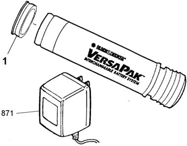 Page A Diagram and Parts List for VP100 1 Black and Decker Charger